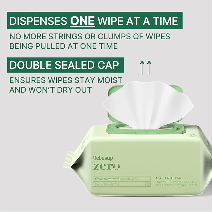 BEBESUP- Korea’s #1 Zero Harsh Chemicals Baby Wipes- Water Based Hypoallergenic - Image 7