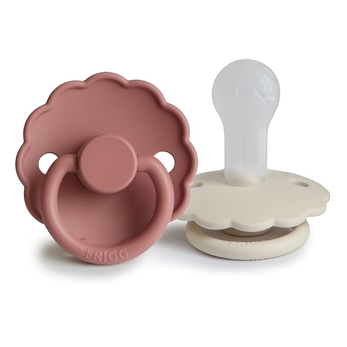 FRIGG Daisy SilkySoft Silicone Baby Pacifier | Made in Denmark | BPA-Free by mushie