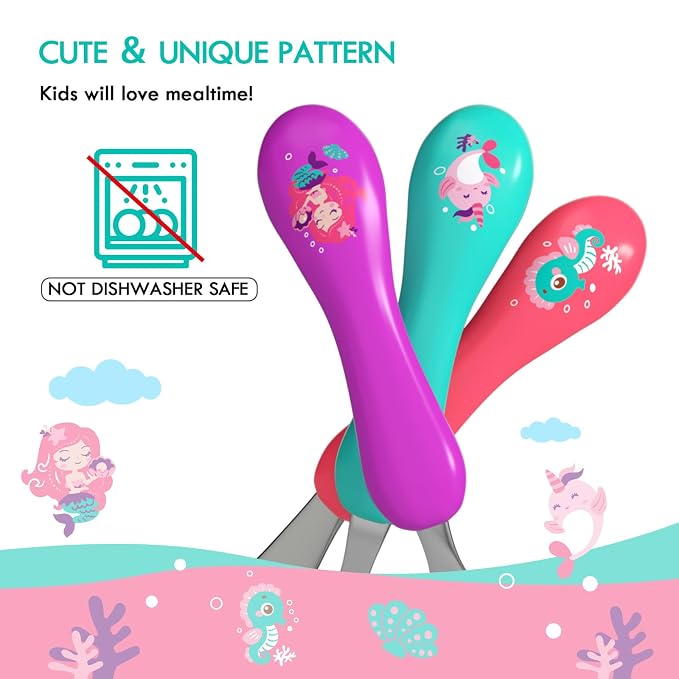 Lehoo Castle 6 Pieces Toddler Utensils, Kids Silverware - Image 7