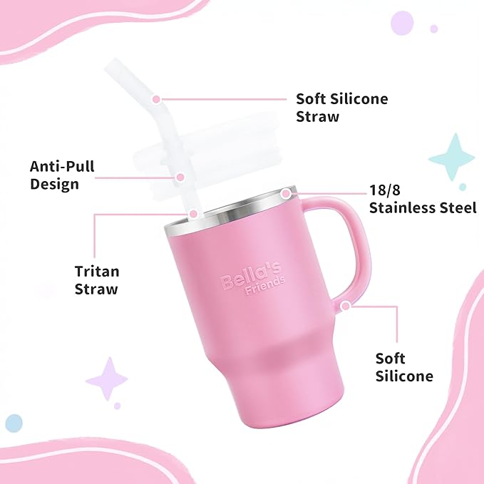 Bella's Friends Handy Mini Tumbler – Adorable 9 oz Sippy Cup - Image 4