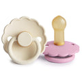 FRIGG Daisy Natural Rubber Baby Pacifier | Made in Denmark | BPA-Free 2-Pack by mushie