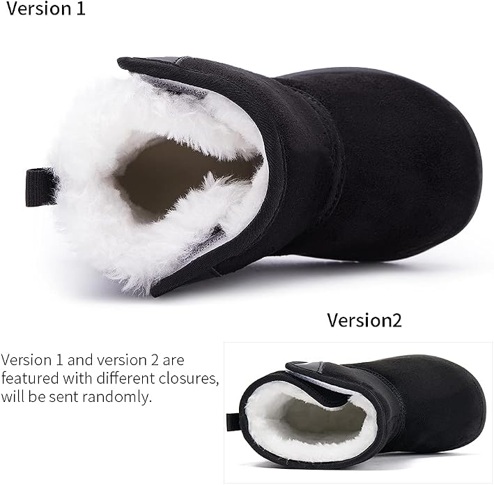 BMCiTYBM Girls Boys Snow Boots Warm Winter Fur Lined Baby Shoes - Image 4