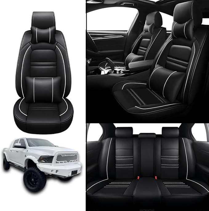Car Seat Covers for Dodge ram 2500 2004-2011 | 5-Seats Seat Covers, Waterproof - Image 2
