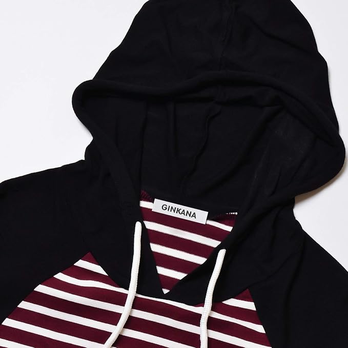 GINKANA Women's Nursing Hoodie Sweatshirt Long Sleeves Breastfeeding Maternity - Image 4