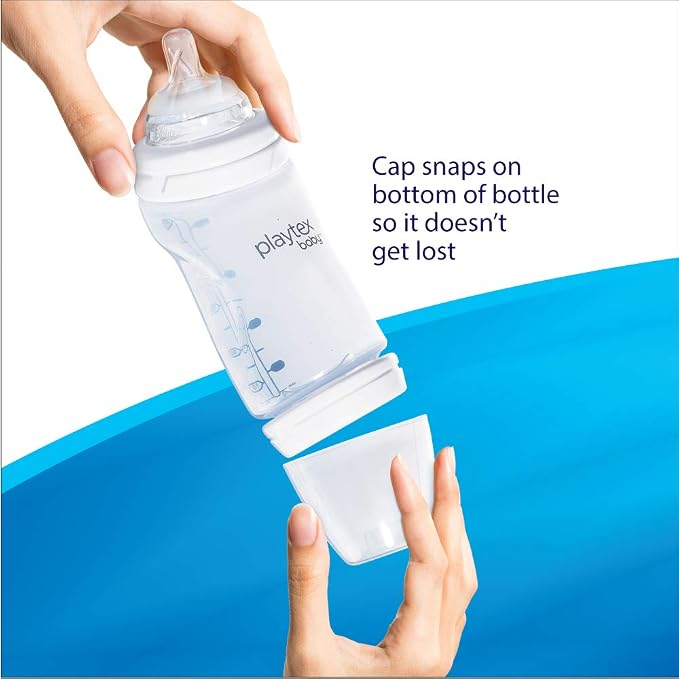 Playtex Baby VentAire Bottle, Helps Prevent Colic and Reflux, 6 Ounce Bottles - Image 8