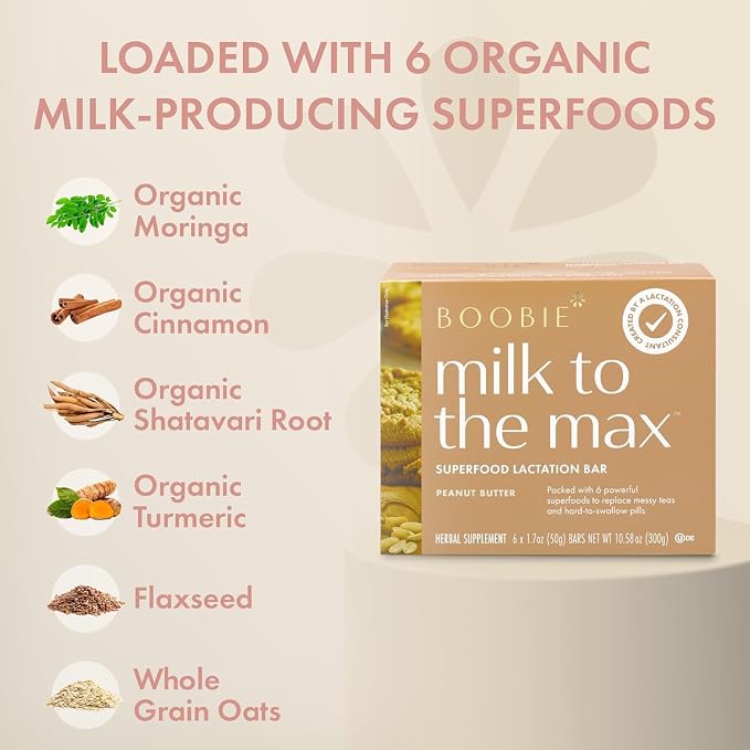 Boobie Bar Superfood Peanut Butter Lactation Bar - Image 5