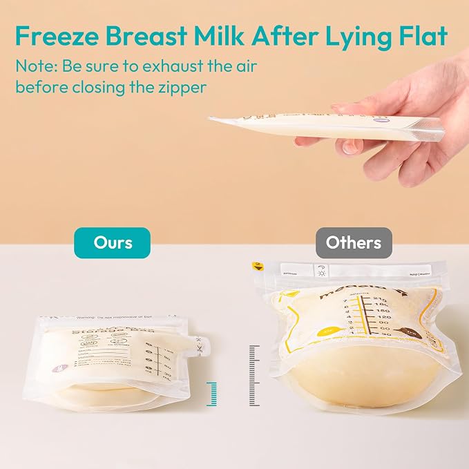 NCVI 4+7 oz Breastmilk Storage Bag Freezer - Image 5