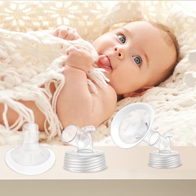 2 Packs 15mm Flange Set, Updated Soft Rim Shield and Wide Mouth Base Connector - Image 8