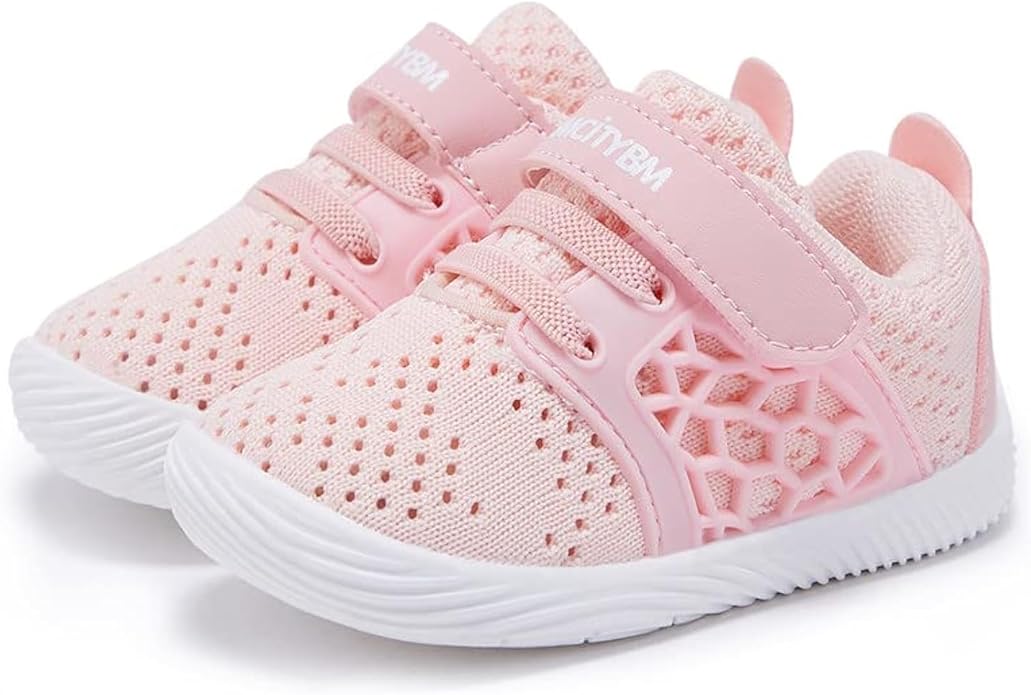 BMCiTYBM Baby Boy Girl Shoes Breathable Mesh Walking Shoes Lightweight Non-Slip by BMCiTYBM