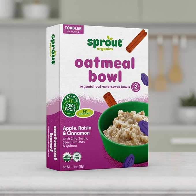 Sprout Organics, Toddler Meal, Apple Raisin Oatmeal - Image 6
