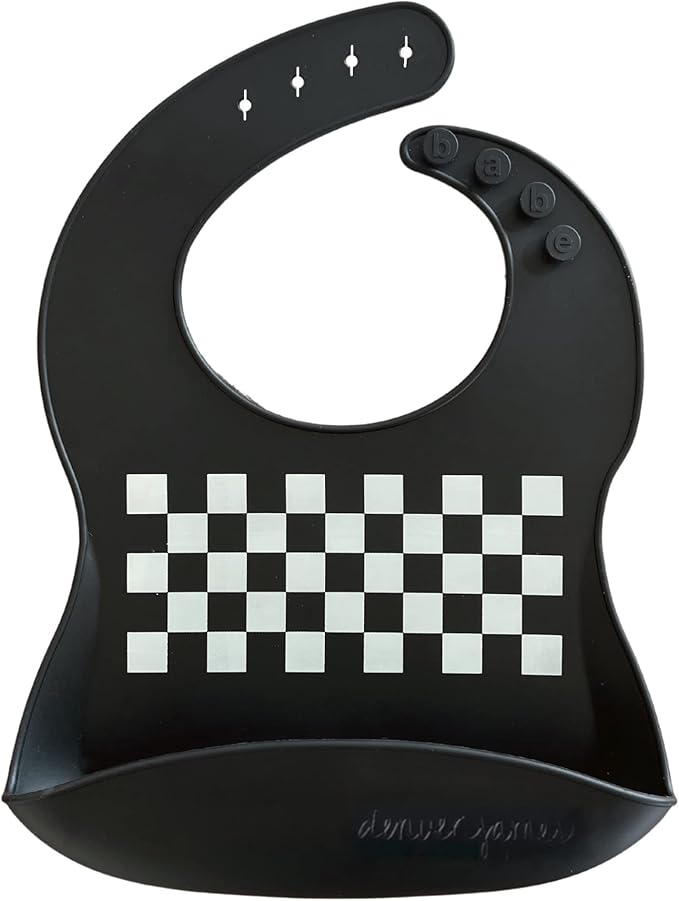 Denver James Silicone Feeding Bibs | Dishwasher Safe. Waterproof. Adjustable. by DenverJames