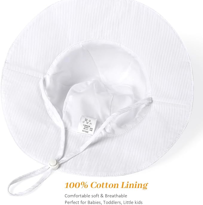 Baby Girl Sun Hat Summer Foldable Beach Hats - Image 3