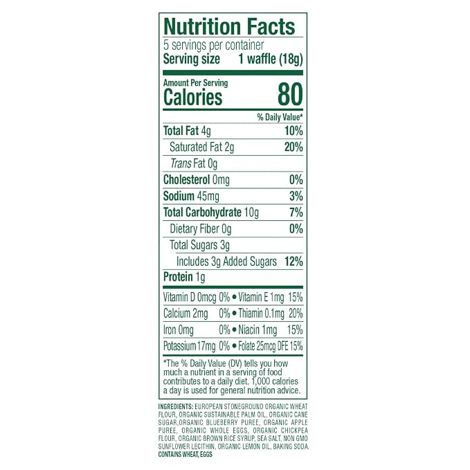 Sprout Organics, Toddler Snacks, CoComelon Blueberry Apple Wafflez, Single - Image 2