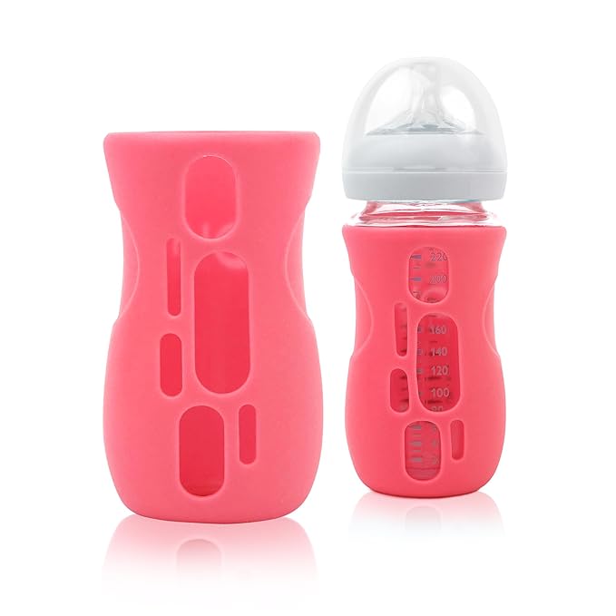 Olababy Silicone Sleeve for Avent Natural Glass Baby Bottles by Olababy