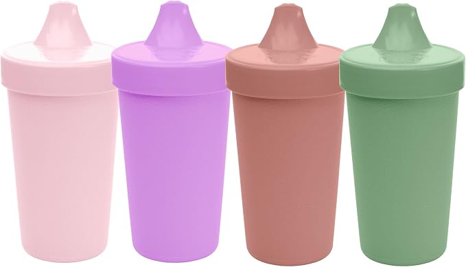 Re-Play Sippy Cups for Toddlers - 10 Oz. Reusable Spill Proof Cups for Kids by Re-Play