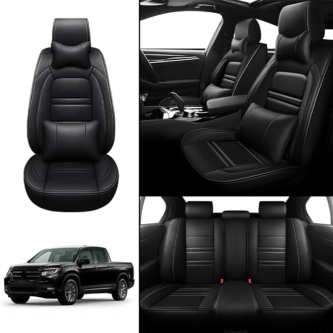 Car Seat Covers for Honda Ridgeline 2006-2025 | 5-Seats Seat Covers, Waterproof - Image 2