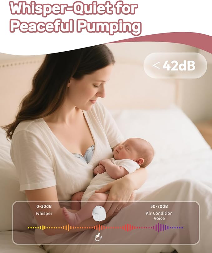 NCVI Wearable Hands Free Breast Pump, 4 Modes & 9 Levels - Image 6