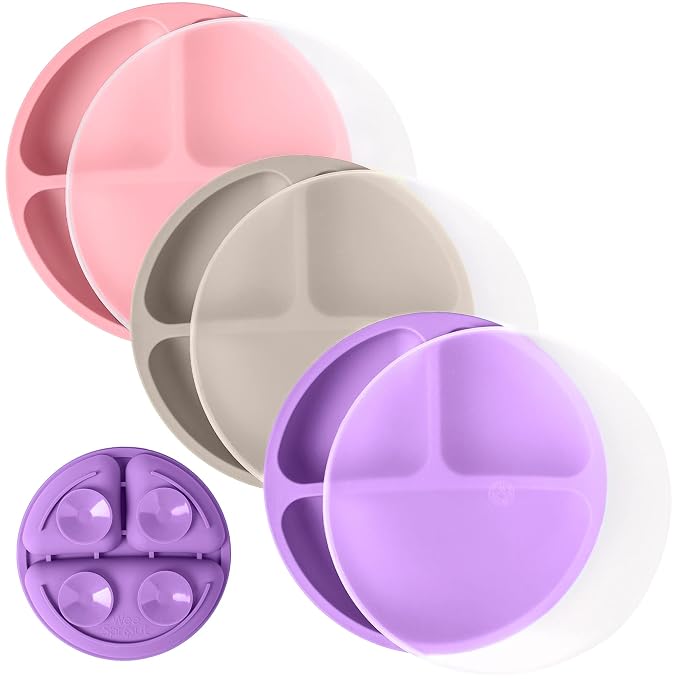 WeeSprout Suction Plates with Lids by WeeSprout