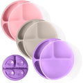 WeeSprout Suction Plates with Lids by WeeSprout