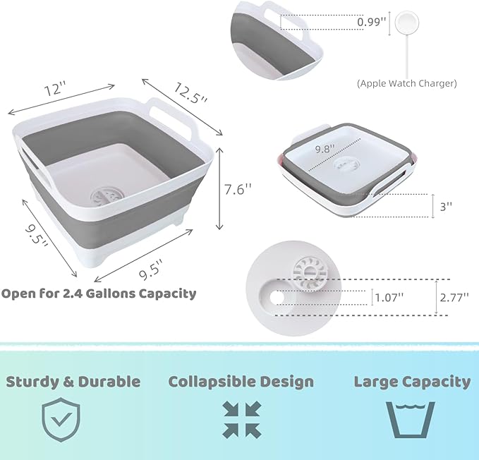 Collapsible Wash Basin for Baby Bottles - Image 2