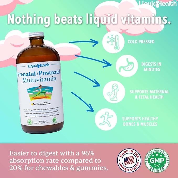 LIQUIDHEALTH Prenatal/Postnatal Multiple Liquid Women's Multivitamin - Image 2