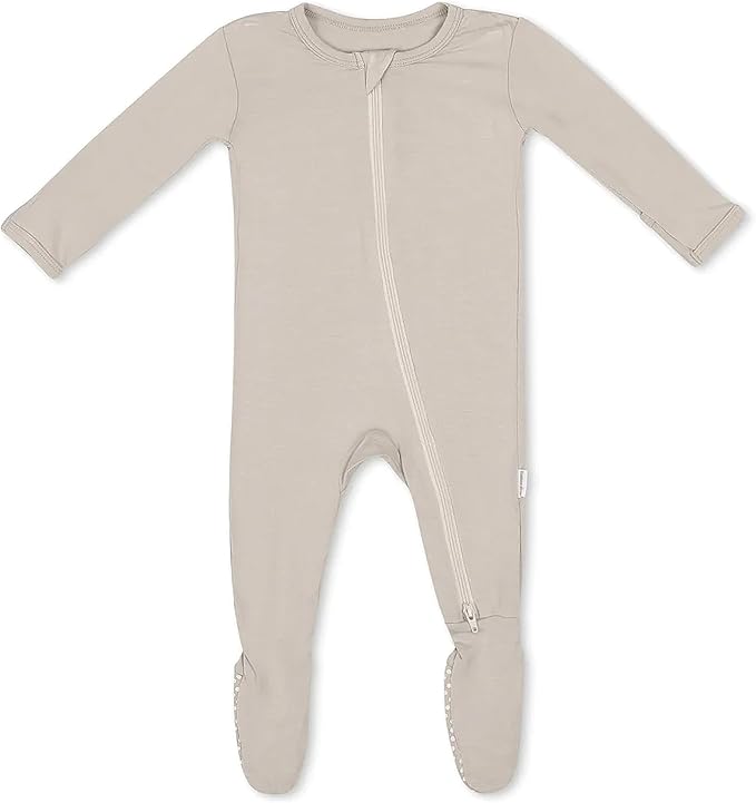 Bamboo Little Soft Baby Footie Pajamas, Baby Clothes, Newborn Sleepers by BambooLittle