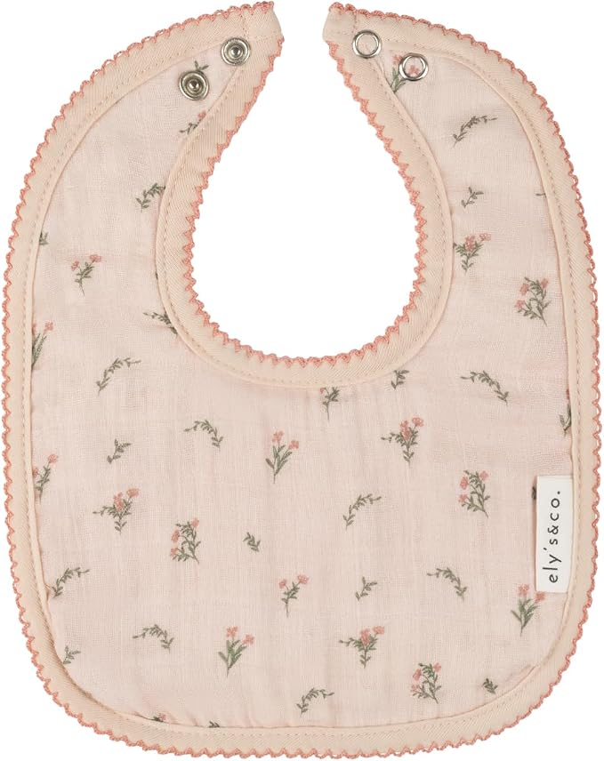Ely's & Co. 100% Cotton Muslin Bib - Image 3