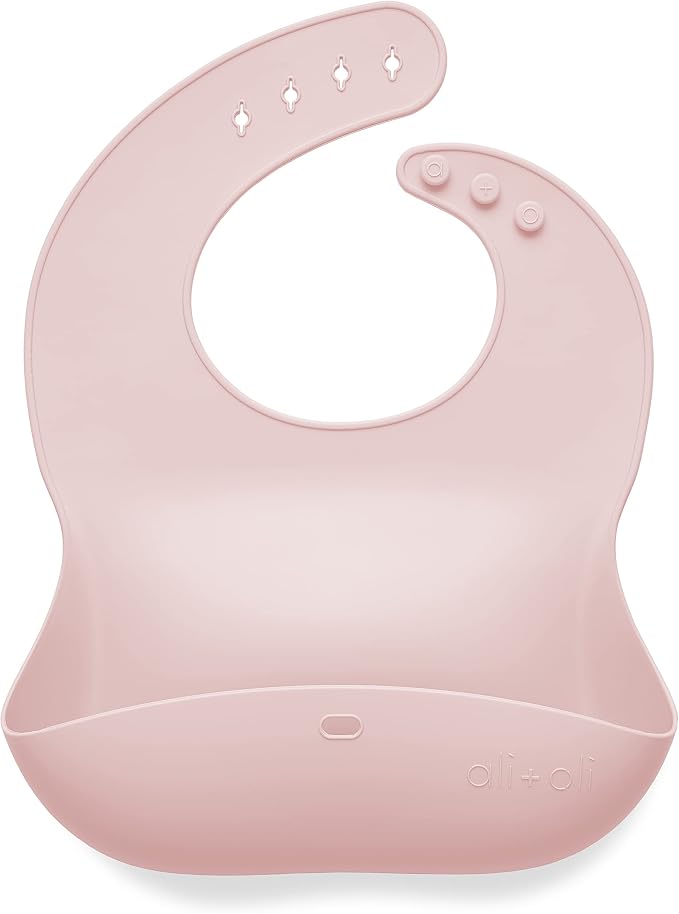 Ali+Oli Silicone Bib Waterproof Silicone Bibs by AliOli