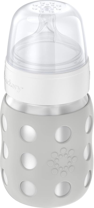 Lifefactory 8-Ounce Stainless-Steel Vacuum-Insulated Wide-Neck Baby Bottle - Image 2