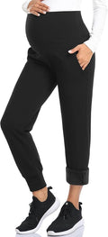 AMPOSH Women's Maternity Pants Stretchy Lounge Workout Pants Casual Loose Comfy by AMPOSH