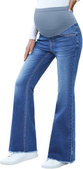 BLENCOT Maternity Jeans for Women Over Belly Pregnancy Pants Comfy Pregnant by BLENCOT