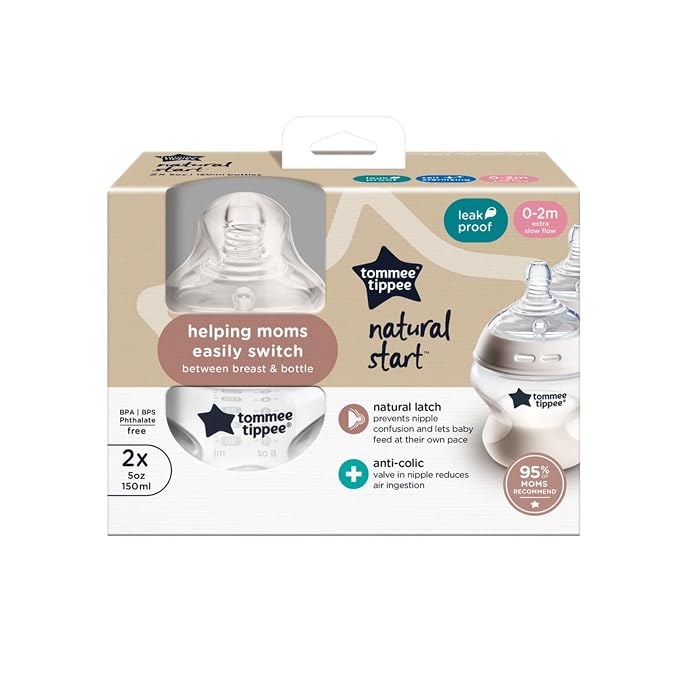Tommee Tippee Natural Start Anti-Colic 5 oz BPA Free Baby Bottles, 0+ Months - Image 8