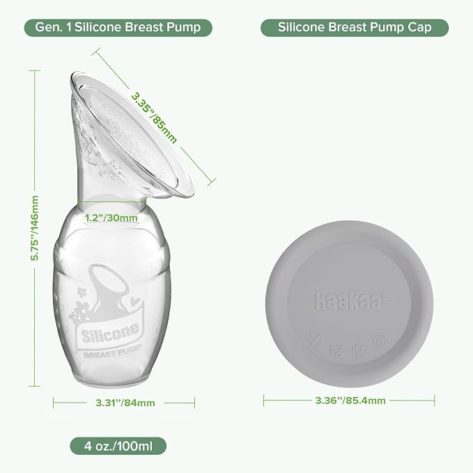 haakaa Manual Breast Pump Breastfeeding Pump - Image 8