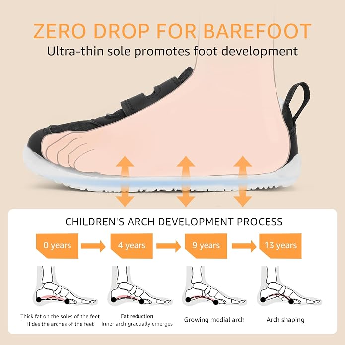 Toddler Wide Toe Box Barefoot Shoes Boys Girls Sneakers Kids Tennis Shoes - Image 4