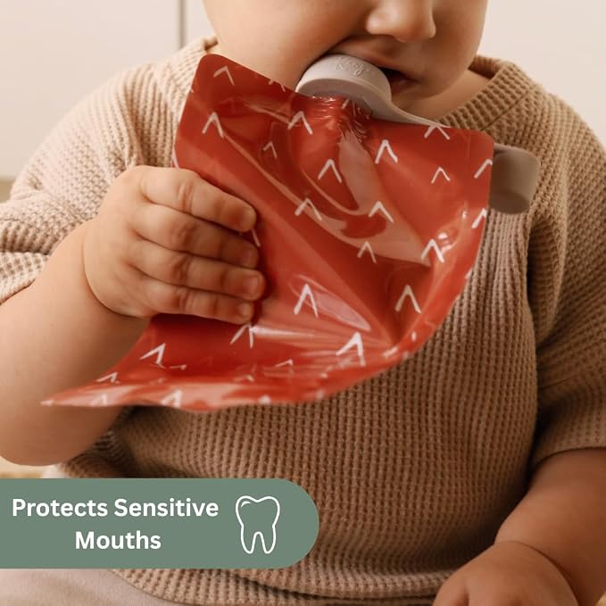 Anti-Spill Spouts Food Pouches x2 | Flow Control Valve | Prevent Spills | - Image 7
