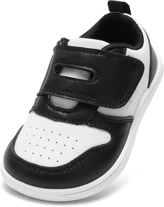 Toddler Wide Toe Box Barefoot Shoes Boys Girls Sneakers Zero Drop Kid Tennis by STQKIDS