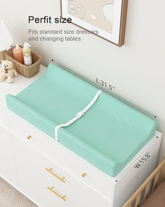 Wipeable Baby Changing Pad for Dresser and Table, Cozy Diaper Changing Pad - Image 6