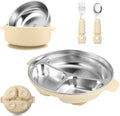 Stainless Steel Baby Plate and Bowl by Wesketch