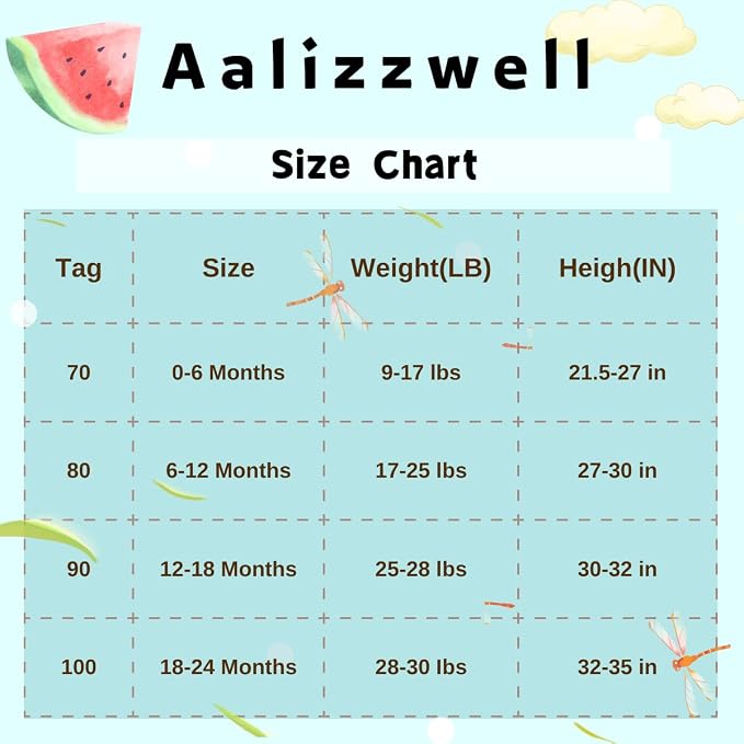 Aalizzwell Baby Girl 2-Piece Bikini Swimsuit - Image 4