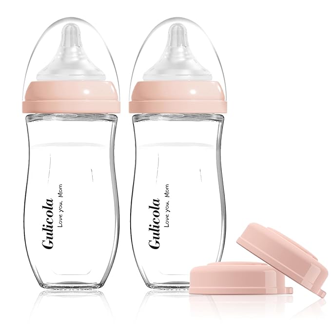 Gulicola Natural Glass Baby Bottle by GulicolaBaby