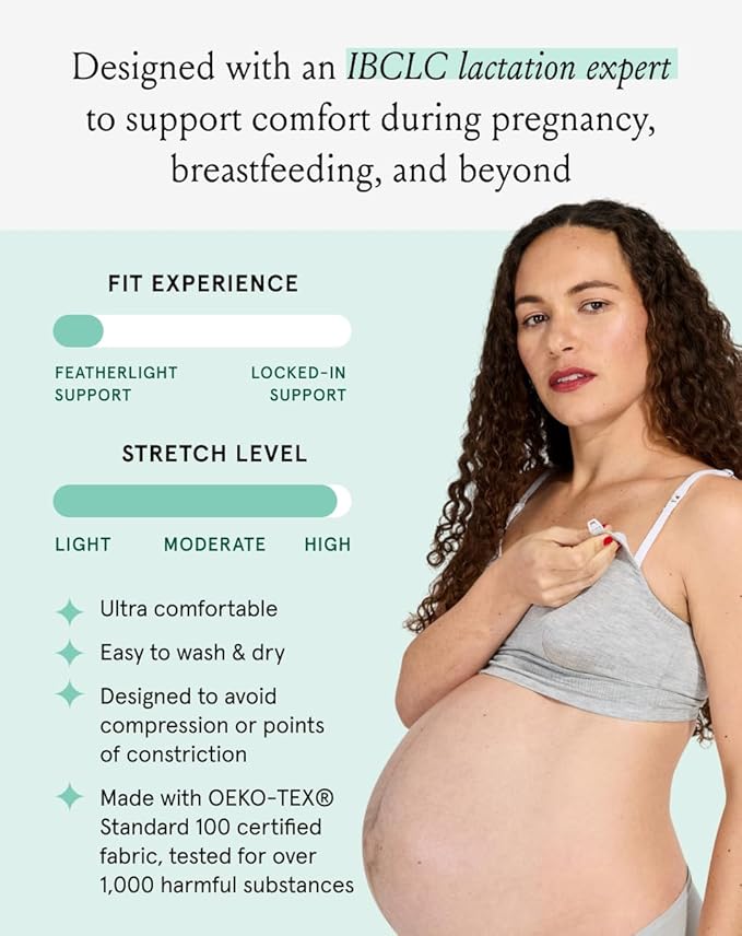 Bodily Everything Bra for Pregnancy, Nursing & Breastfeeding, Maternity & Sleep - Image 2
