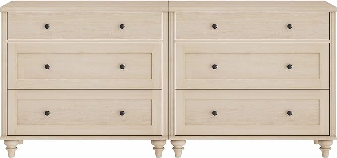 WAMPAT Kids Dresser with 6 Drawers, Baby Dressers with Wide Chest of Drawers - Image 7