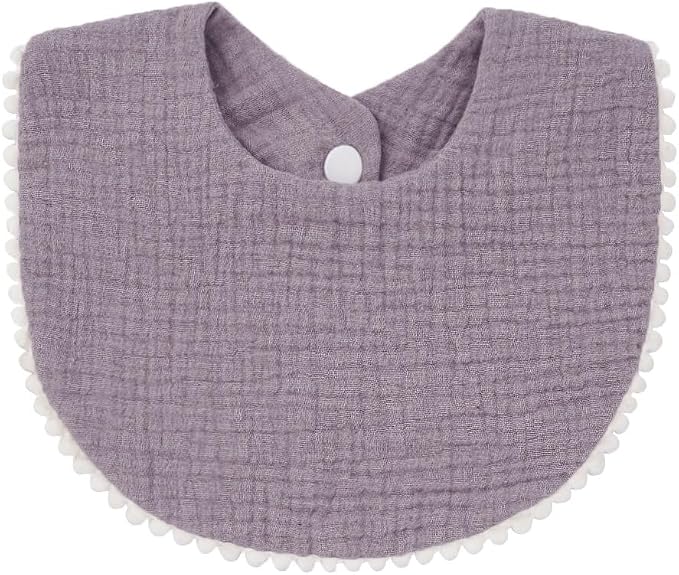 Nishine 6 PACK Muslin Baby Drooling Bibs - Image 6