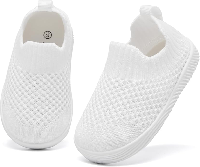 MORENDL Baby Toddler Walking Socks Non-Slip Breathable Unisex Casual Sneakers - Image 2