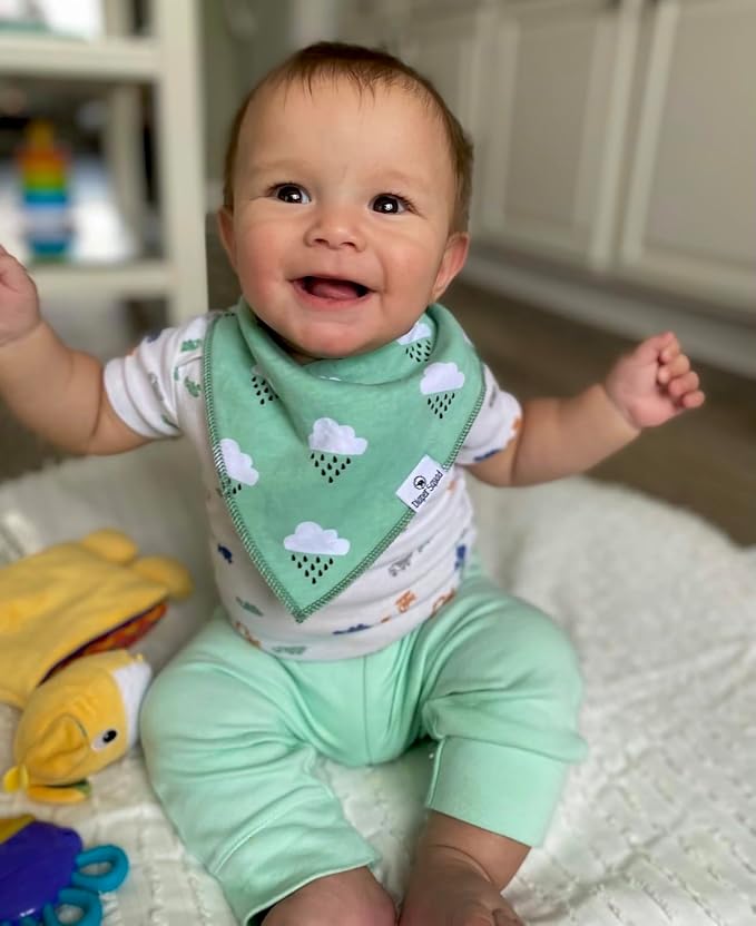 DiaperSquad's Baby Bibs for Drooling and Teething, Bibs for Boys, Baby Girl - Image 7