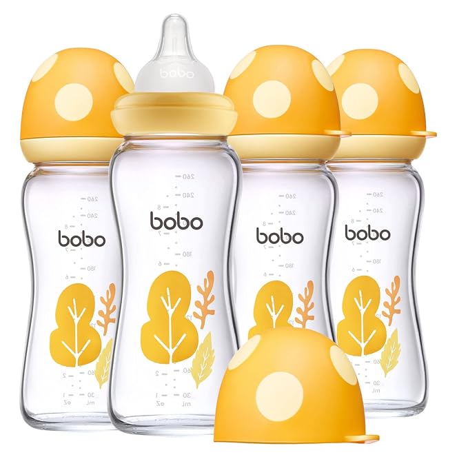 YOHKOH Natural Glass Baby Bottle by Home