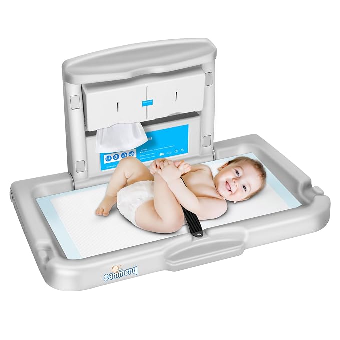 Commercial Baby Changing Station, Wall Mounted Baby Changing Station by Sammery