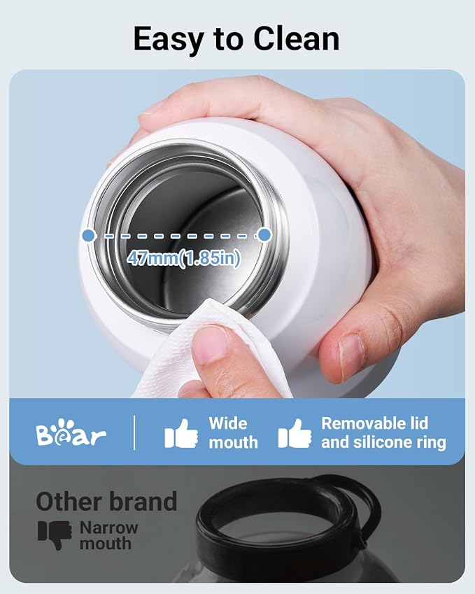 Bear Portable Bottle Warmer for Travel, Milk Warmer for Breastmilk Formula - Image 8