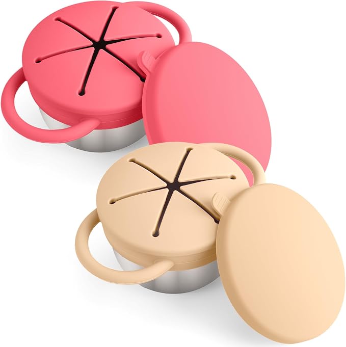 2-Pack Stainless Steel Snack Containers by Mityrain