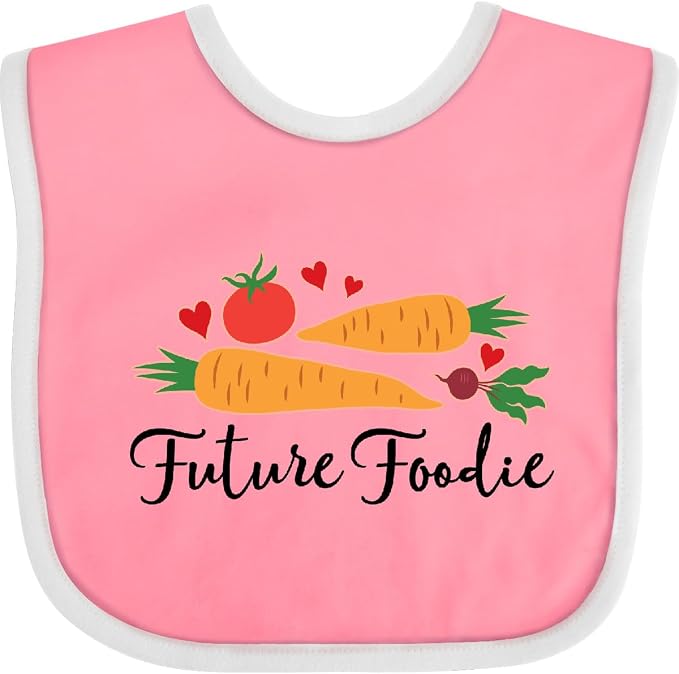 inktastic Future Foodie Cute Vegetable Baby Bib by Inktastic